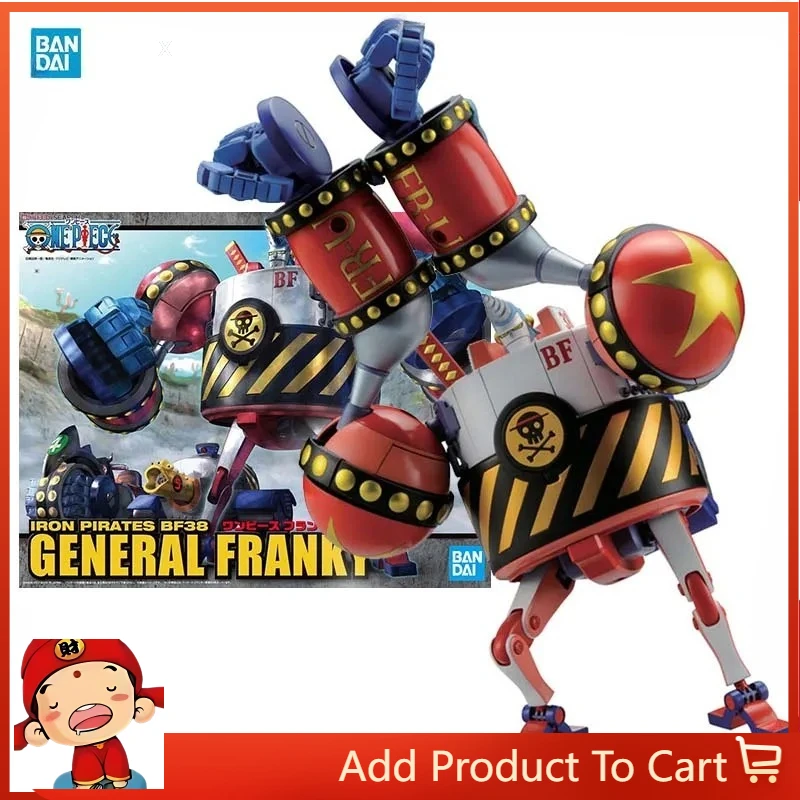 

Bandai ONE PIECE Model Kit General Franky Action Figure Building Kit Anime Figures Collectibles Model Toys Boys Gift