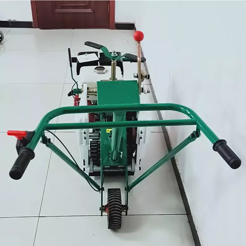 Self Propelled Golf Grass Cutting Machines Industrial Turf Sod Cutter Automatic   Driven Reel Mower Machine