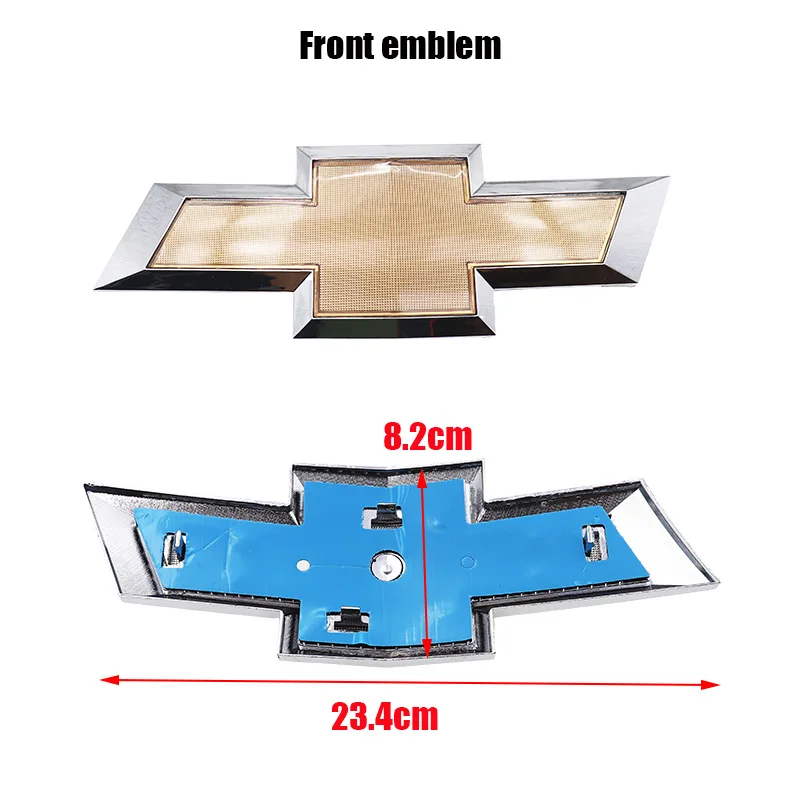 1 قطعة القديمة 23.4 سنتيمتر ثلاثية الأبعاد ABS شعار السيارة الأمامي سيارة الجبهة شواء شعار الجبهة هود ملصق التصميم اكسسوارات لشروليه 09-14 كروز