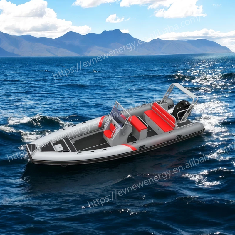 New luxury deep v aluminum shell PVC hippa boat luxury cushion