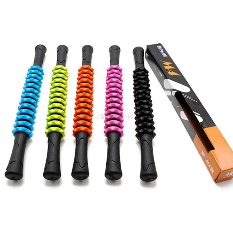 Gym Muscle Massage Roller Yoga Stick Muscle Body Massage Relax Tool Muscle Roller Sticks with Round Ball
