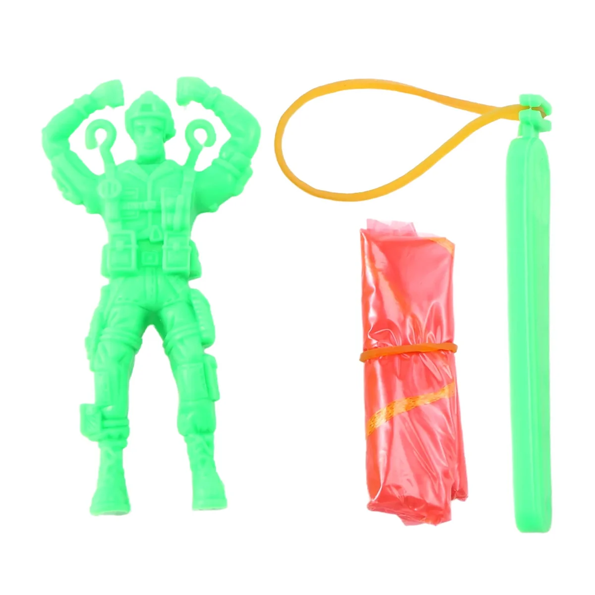 Plastic Ejecting Parachute Toy Outdoor Soldier Hand Throwing Parachute Toys For Children Boys Girls Gifts