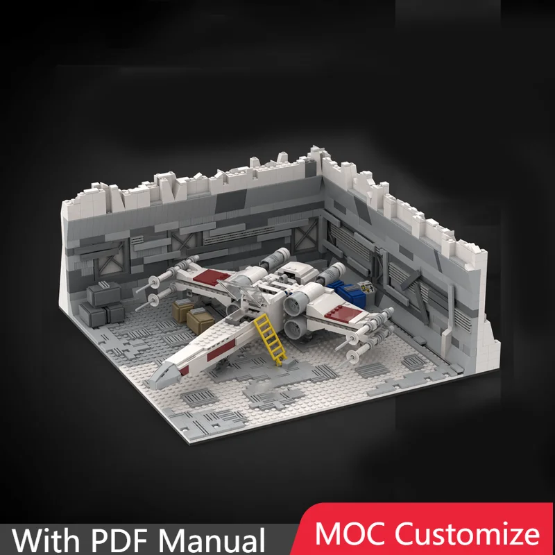 

Лидер продаж, 2447 шт., парковка MOC для модели истребителя, сборка своими руками, развивающие детские игрушки, подарки на Рождество и день рождения