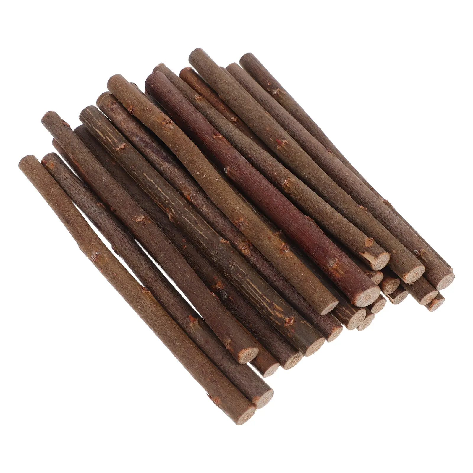 80Pcs Natural Dried Tree Branch Sticks 6 Inch Diameter Rustic Wood Stems for DIY Crafts Fairy Garden Fence Wreath Making
