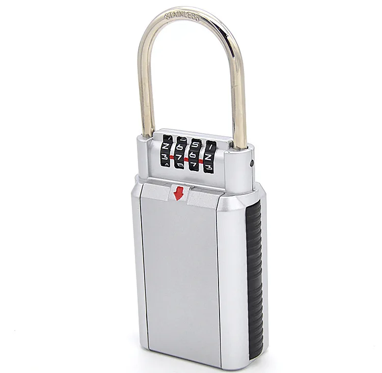 Safe Box Keys Storage Combination Lock Box Key Storage Lock Box 4-Digit Combination Lock Waterproof Indoor/Outdoor
