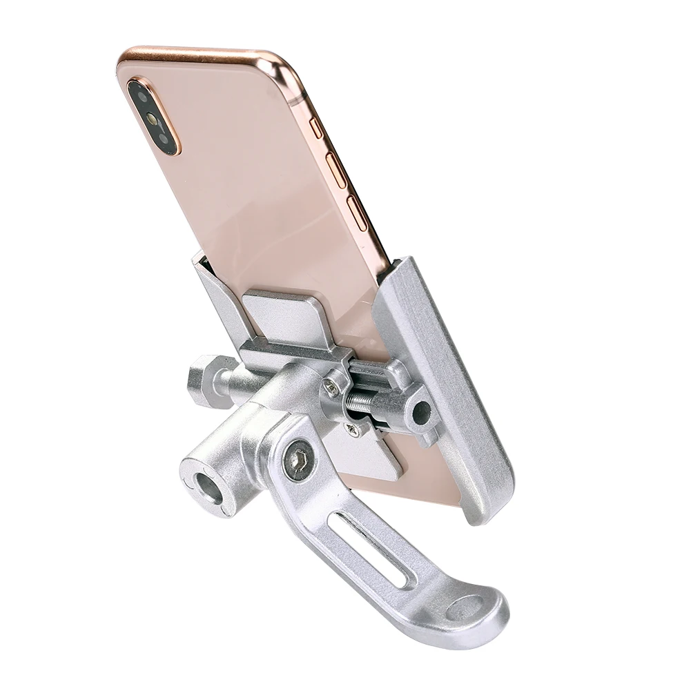 Aluminium Legierung Motorrad Fahrrad Telefon Halter GPS Halterung Handy Stand Moto Rückspiegel Lenker Halterung Für Xiaomi IPhone