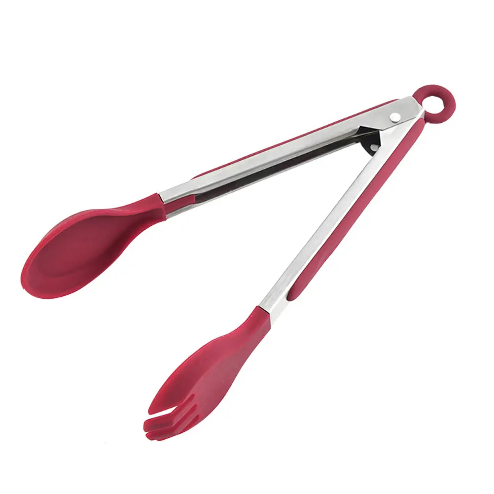 

Stainless Steel Food Tongs Kitchen Utensils BBQ Tools Heat Resistant Corrosion Proof Lightweight Suitable Home Party