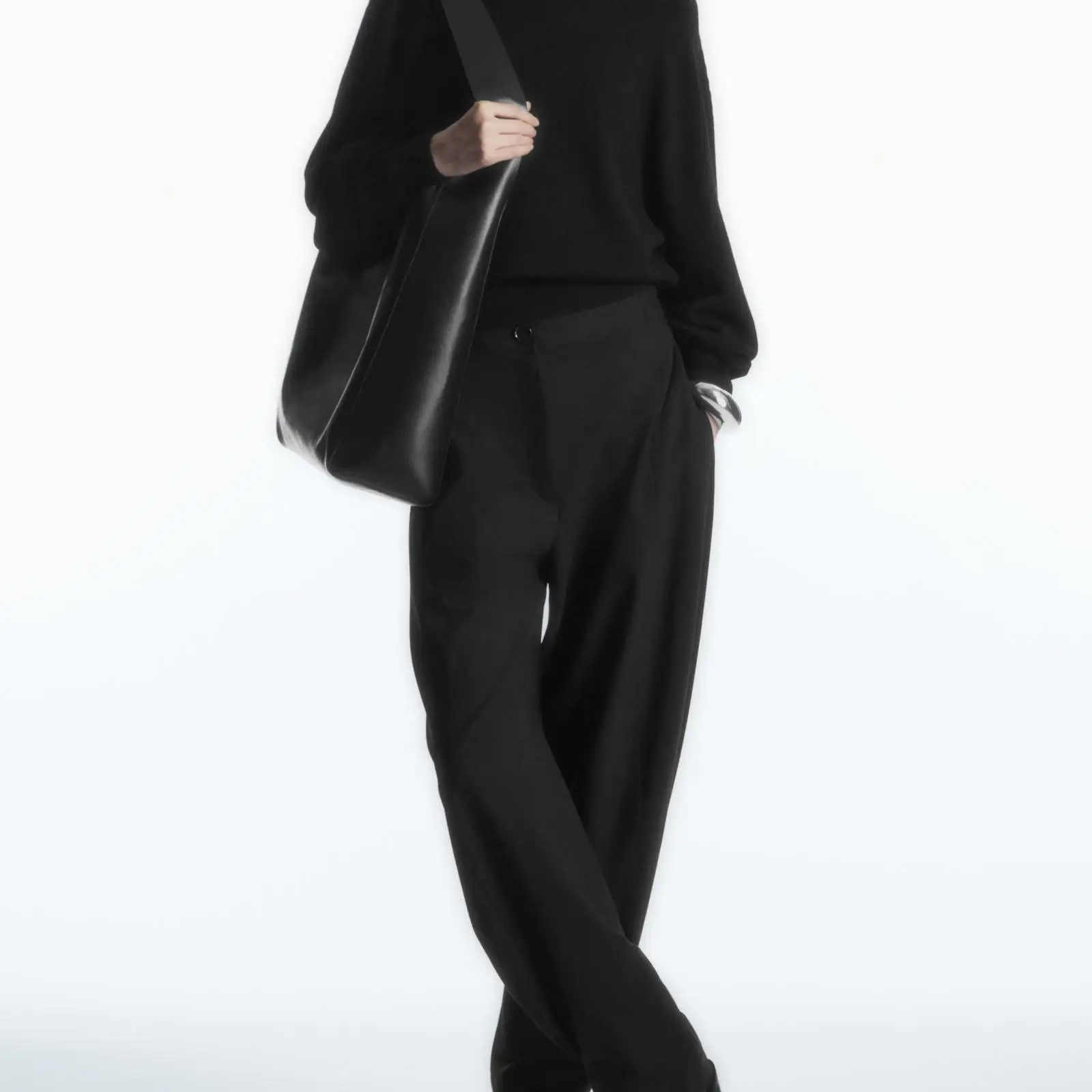 

Spring New Women's Stand Fit Batwing Sve Loose Casual Wool Blend Sweater Polyester Fiber Commute Sle Long Sve Regu...
