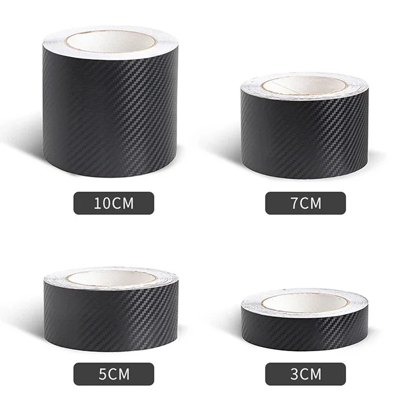 Carbon Fiber Stickers on Car Automotive Cloth Tape Waterproof Decorative for Auto Motorcycle Exterior Protection Film Decorative