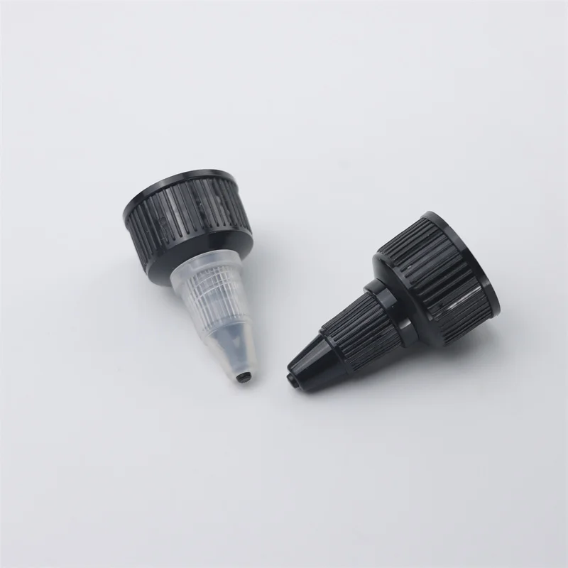 10pcs/lot Factory wholesale black white red 20 410 twist off cap twist top cap for gel bottle 18mm 24mm squeeze bottle