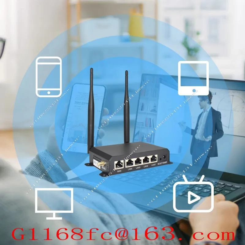 Applicable To WR181 4g Industrial Router 2.4G 300Mbps RJ45 Port Wall Mounted Sim Slot VPN VoIP Function Wired