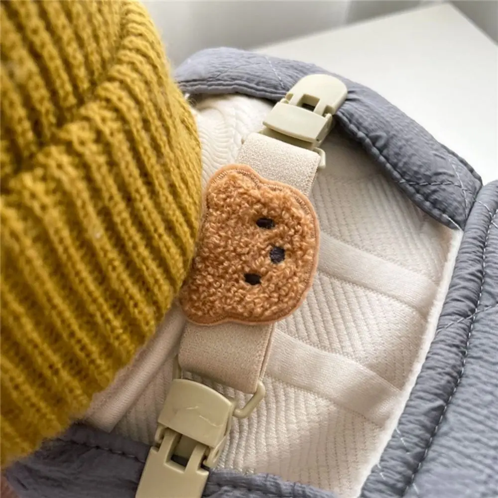 

Adjustable Portable Anti-slip For Children Backpack Hanging Shoulder Clip Pants Strap Clip Bear Strap Clip Suspenders Clip