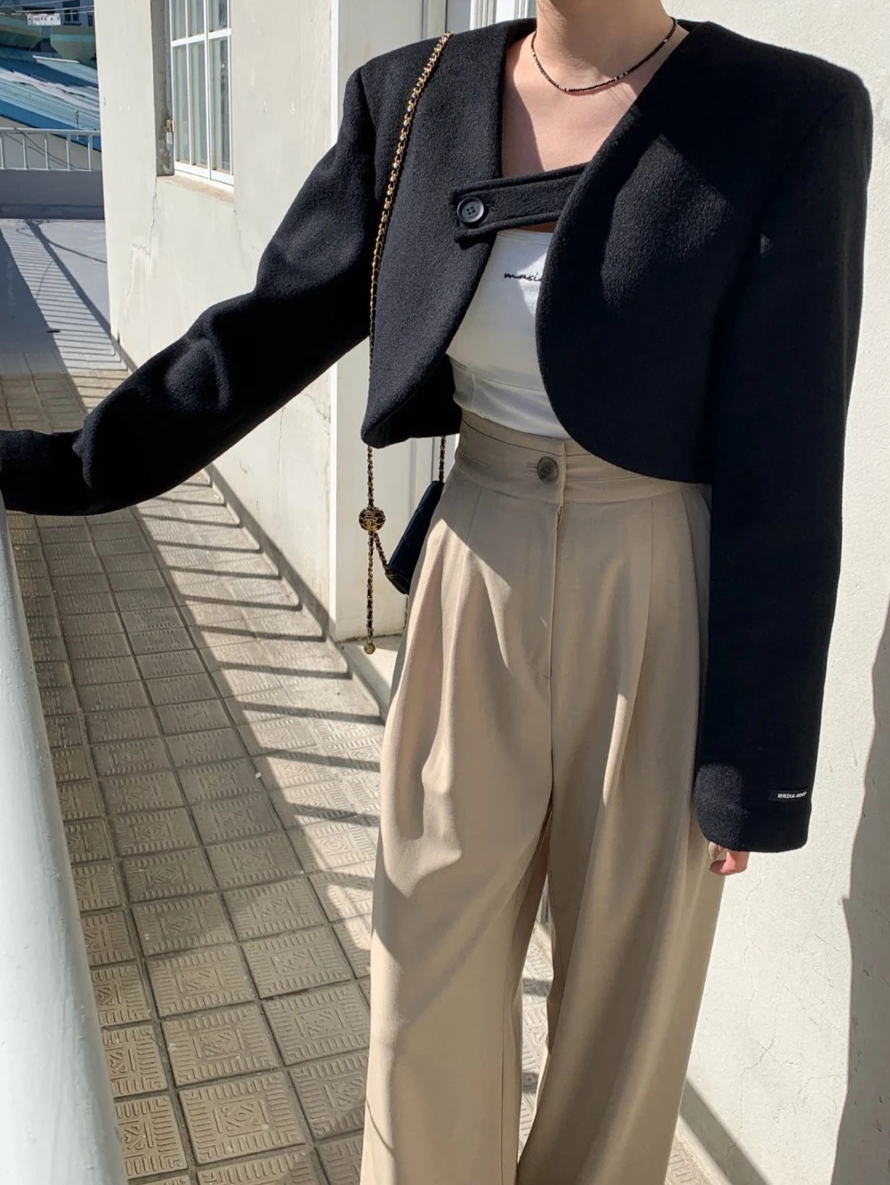 

Элегантный женский шерстяной костюм: винтажное пальто из хлопка с пуговицами, удлиненный фасон