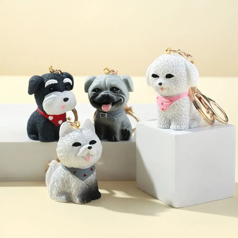 

Funny Bag Hanging 3D Dog Keychain Birthday Gift Toys Cat Pendant Ornaments Kawaii Dolls Keychain Girl/Boy