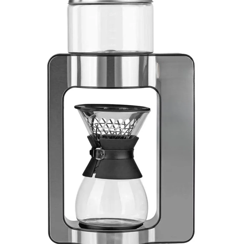 Intelligent Modern Automatic Drip Stainless Steel Coffee Machine Electric Programmable Self-Cleaning
