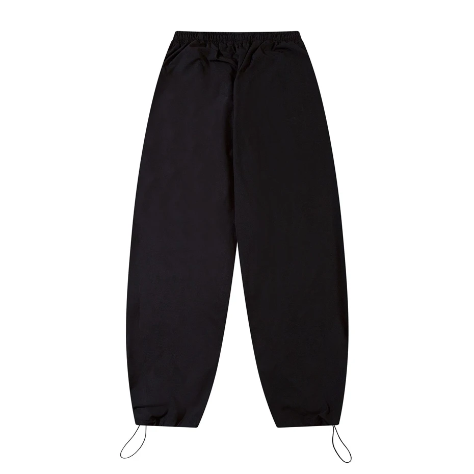 Vintage Sports Pants Y2K Patchwork Joggers Baggy Pants Streetwear 2025 Harajuku Hip Hop Loose Straight Trousers Black Gray