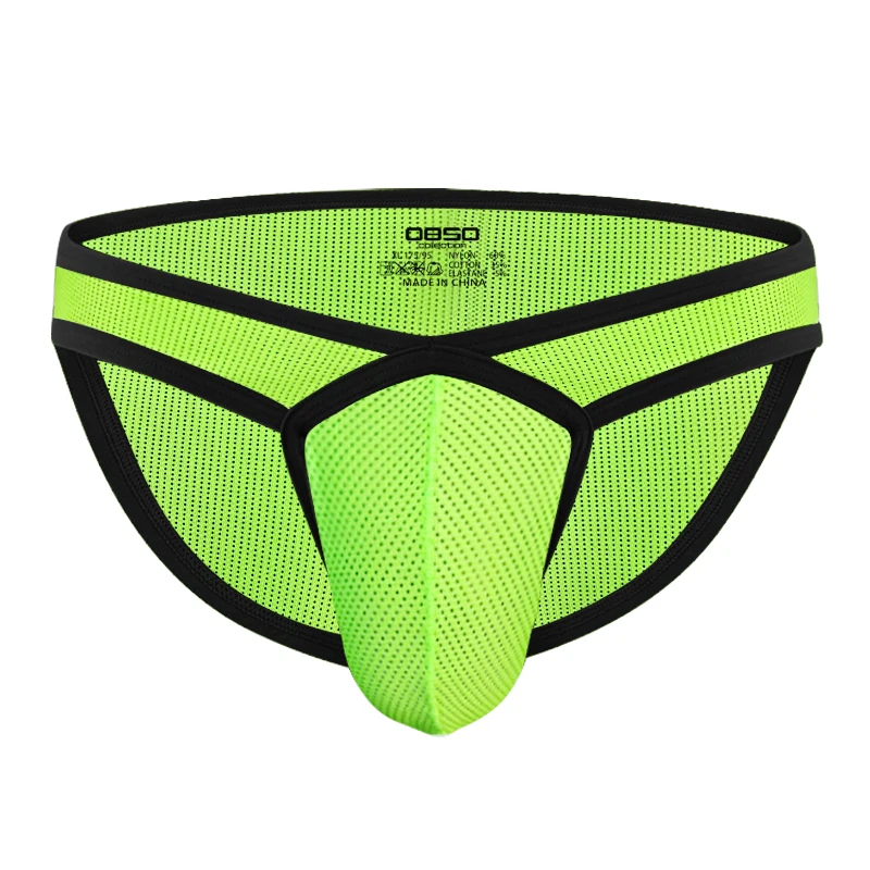 

CMENIN 1 шт. Сексуальные мужские трусы-брифы из дышащей нейлоновой сетки для лета, с большим вырезом, мужские трусы-брифы Sissy