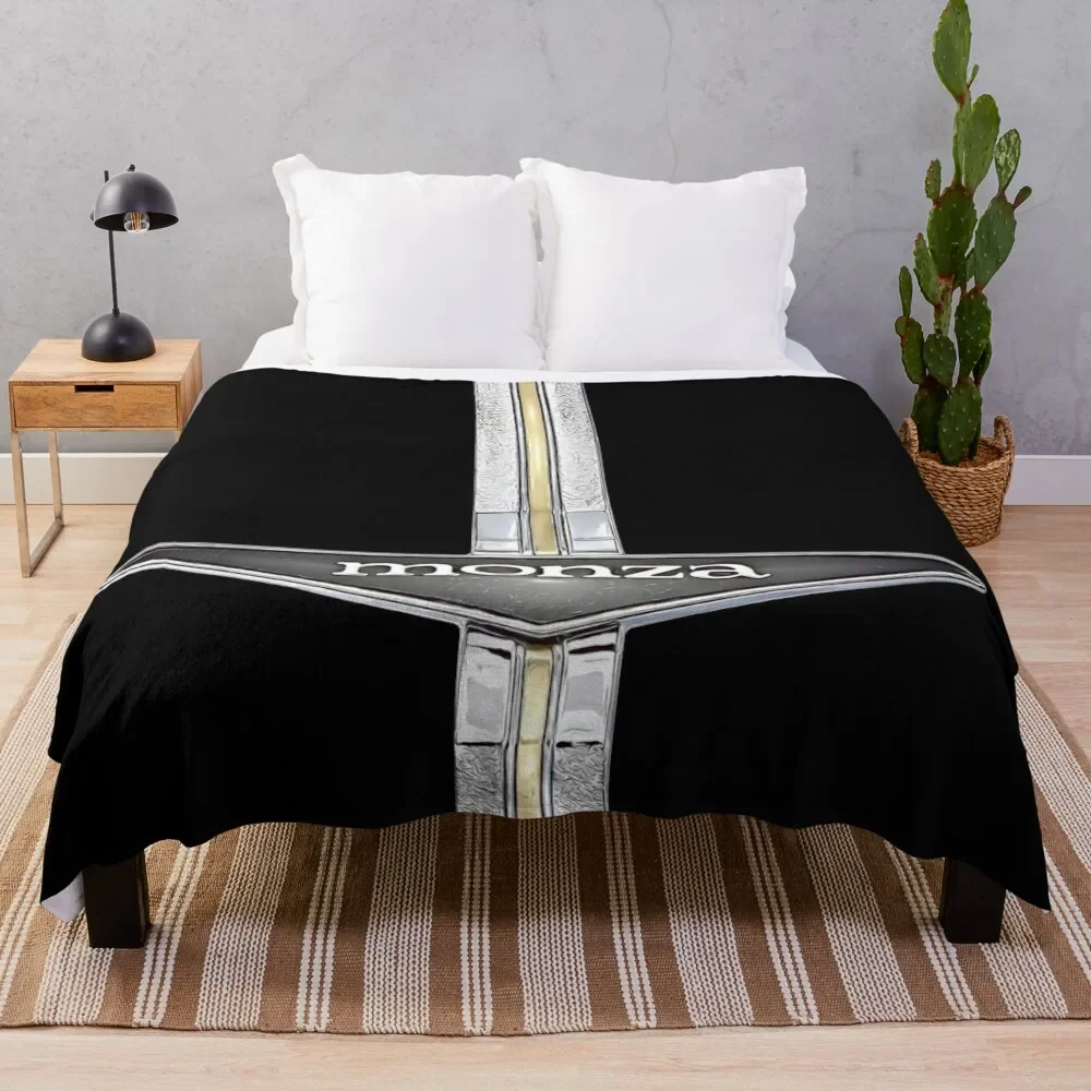 

Corvair Monza Emblem Throw Blanket Cozy Warm Blanket for Bed Room Decor