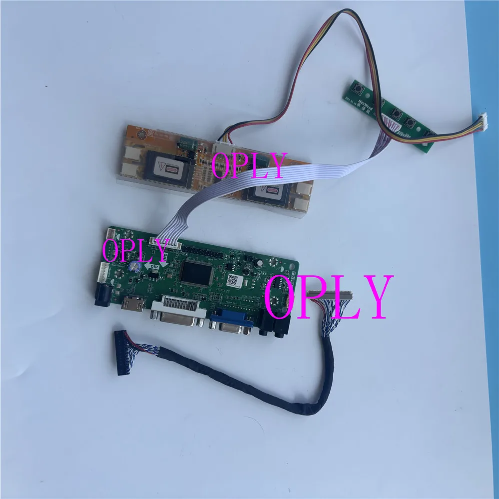 Controller board 1680X1050 Driver 22" LVDS 4 lamps monitor kit for M220EW01 M220EW01 V4/V2/V1/V0 DVI VGA 30pin M.NT68676 Screen
