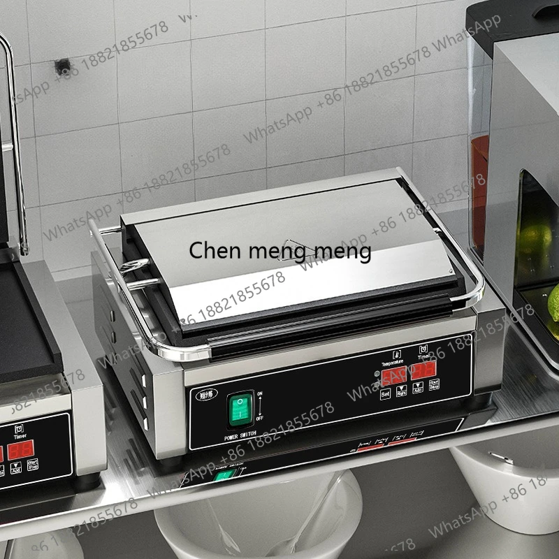 

Computer version electric heating platen grill commercial electric fried steak Sanming toasting machine