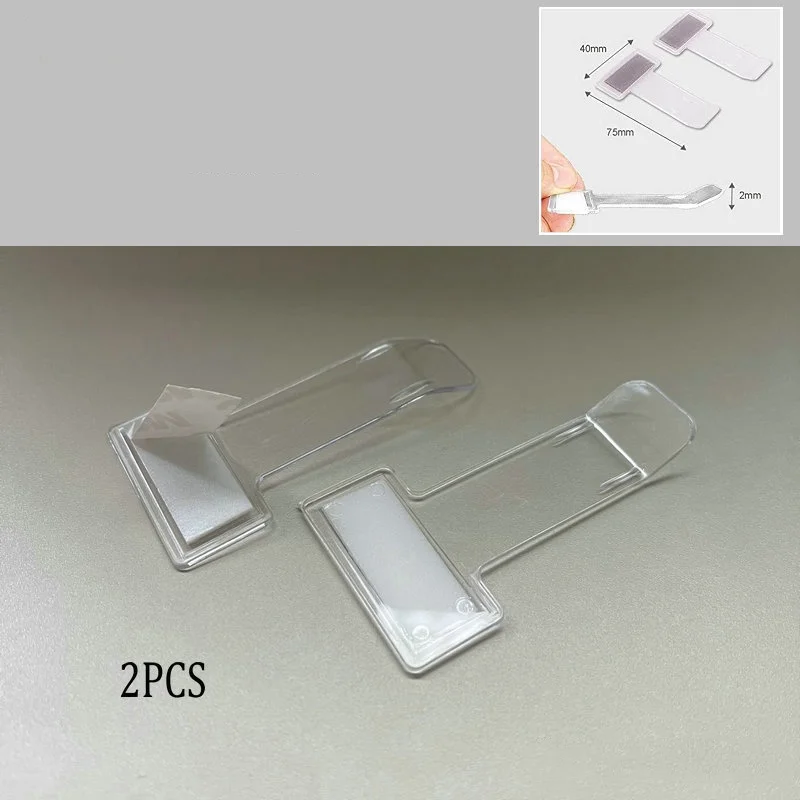 Parkeerkaarthouder (2 Stuks) – Handige Clip Voor Voorruit – Ideaal Voor Gehandicaptenparkeerkaart Of Notities!