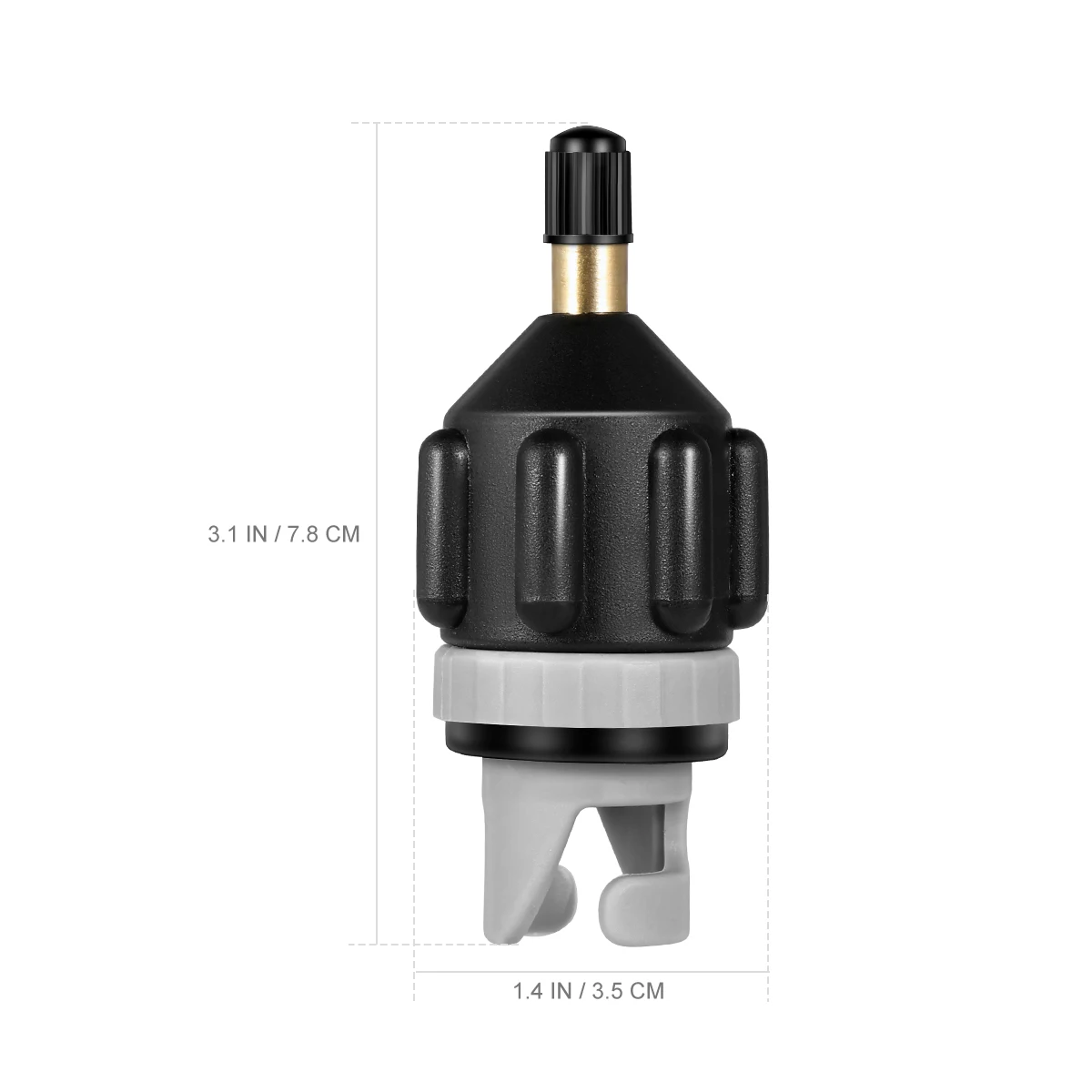 

Paddleboard Valve Replacement Gas Nozzle Adapter Air Pump for Inflatables Make up