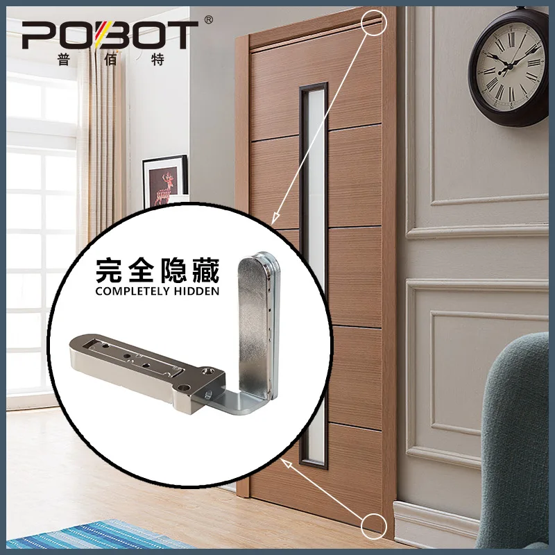 Zinc Alloy 3D Adjustable Heaven And Earth Door Hinge Invisible Door Upper And Lower Shaft Hidden Hinge