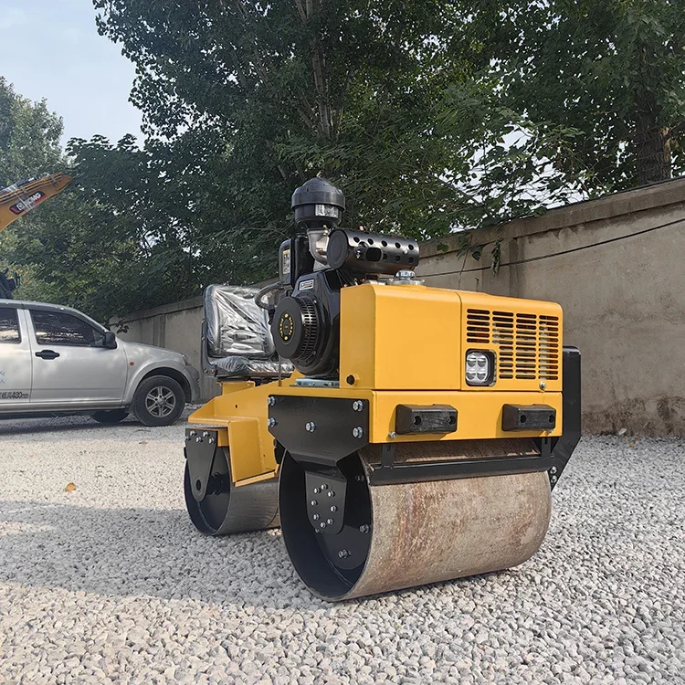 800KGS Double Drum Vibratory Road Roller Asphalt Road Equipment