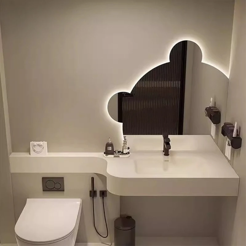 

Basin bathroom cabinet combination toilet extension edge pure acrylic wash face