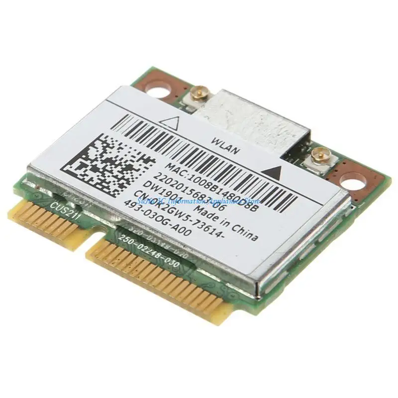 인텔 DW1901용 미니 PCI-Express Wifi 카드 BluetoothV4.0 무선 네트워크 카드