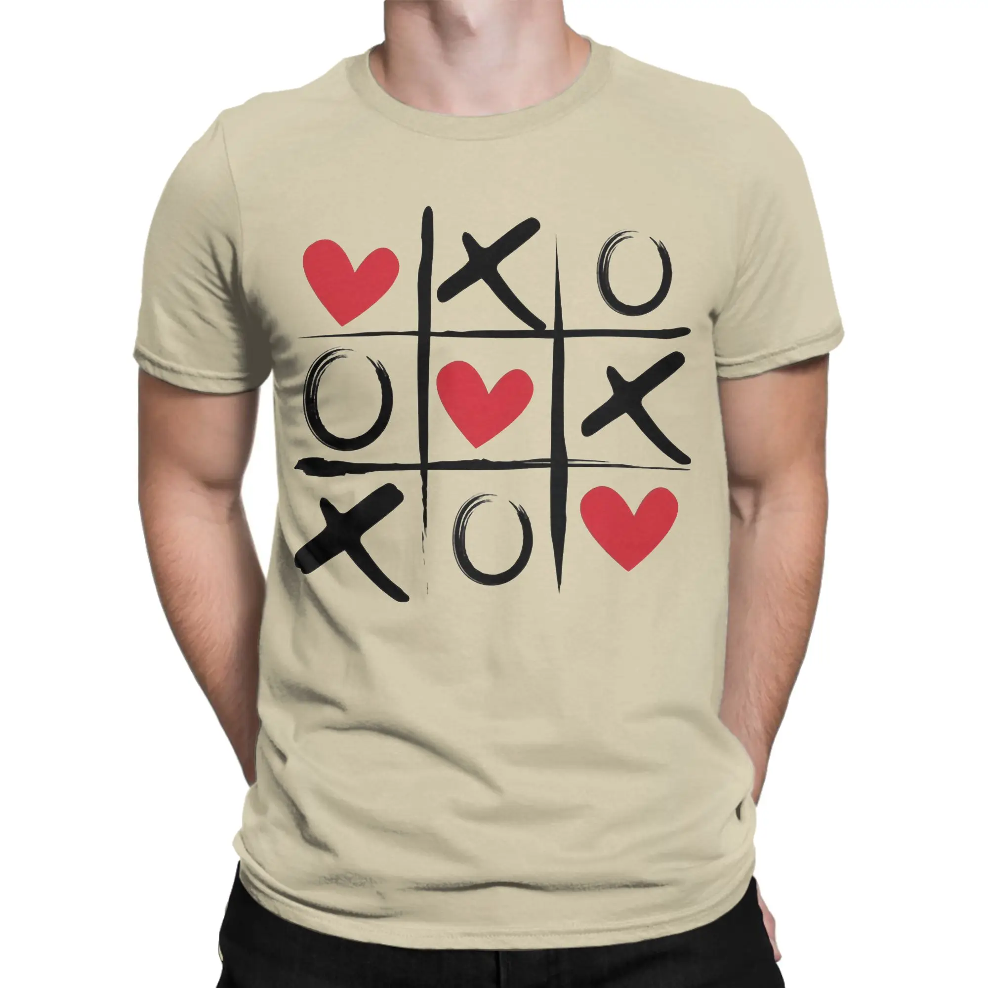 Fashion Tic Tac Toe T Shirt For Unisex  Cotton T-shirts Short Sleeve Clothing