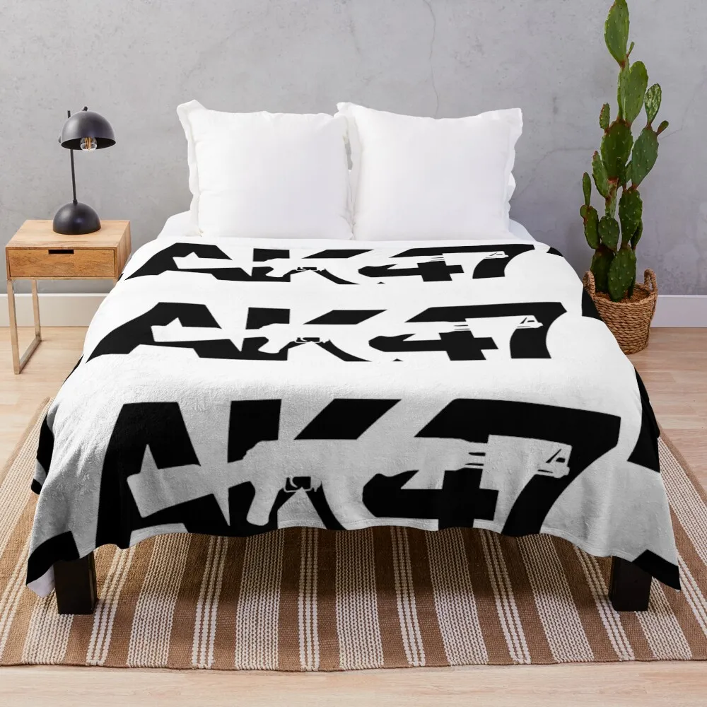 

AK 47 Throw Blanket Winter beds Cute Plaid Blankets