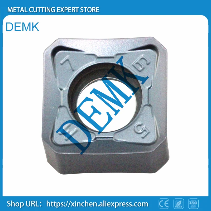 Imagem -05 - Graus Rosto Fresa Inserção Cnc Carboneto Inserção Snmx1205ann Fresa Inserção de Alta Qualidade Aço Inoxidável Snmx1206 45