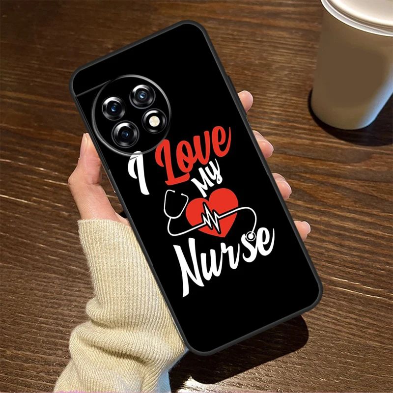 ممرضة الصحة الطبية القلب ل OnePlus 13 12 11 10 9 Pro 10T 12R 13R 13s حافظة ل OnePlus Nord 5 CE 2 3 4 Lite N20 N30 #3