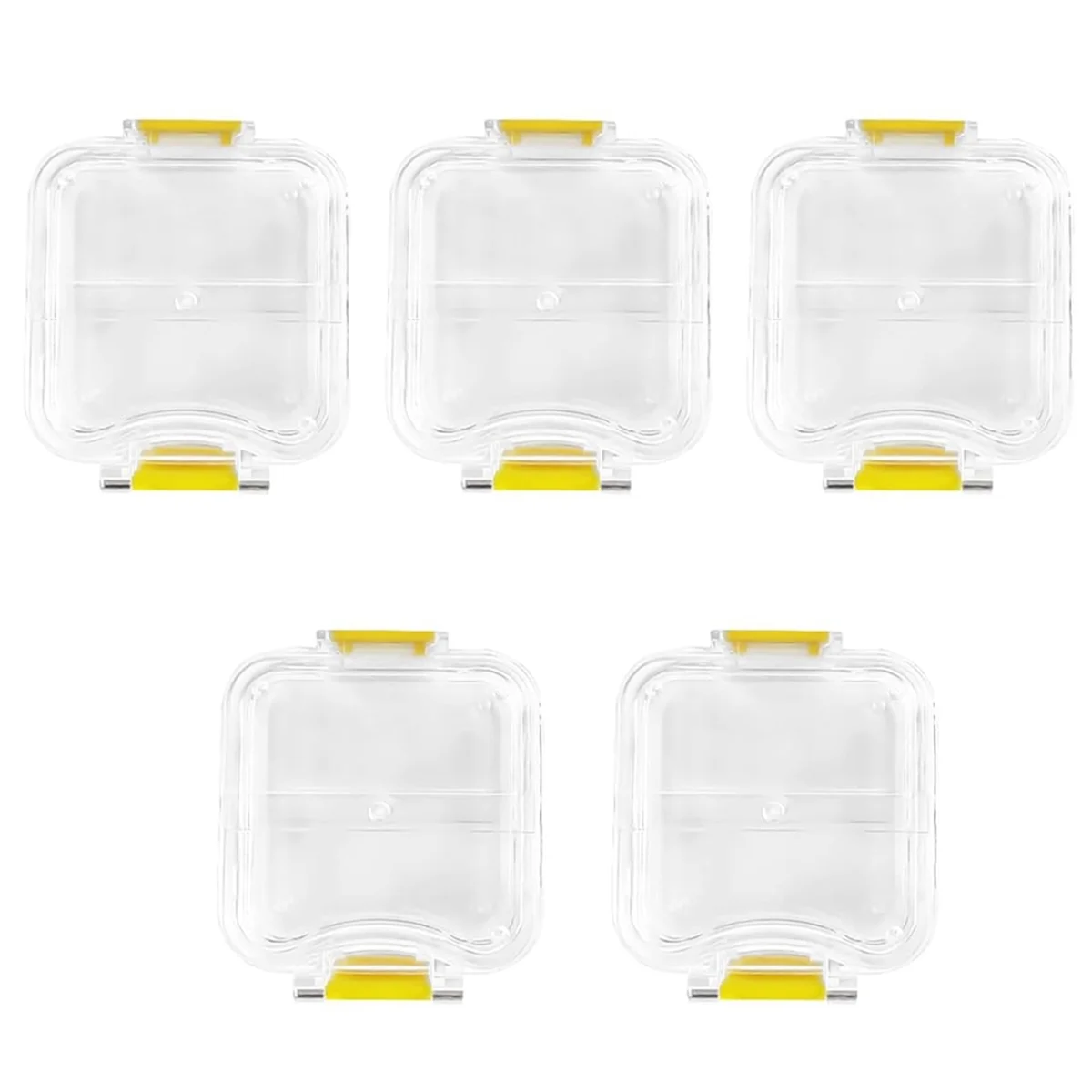 

Dental Pillow Crown Box, 5Pcs Transparent Membrane Film Showcase Tooth Boxes Dental Crown and Bridge Box