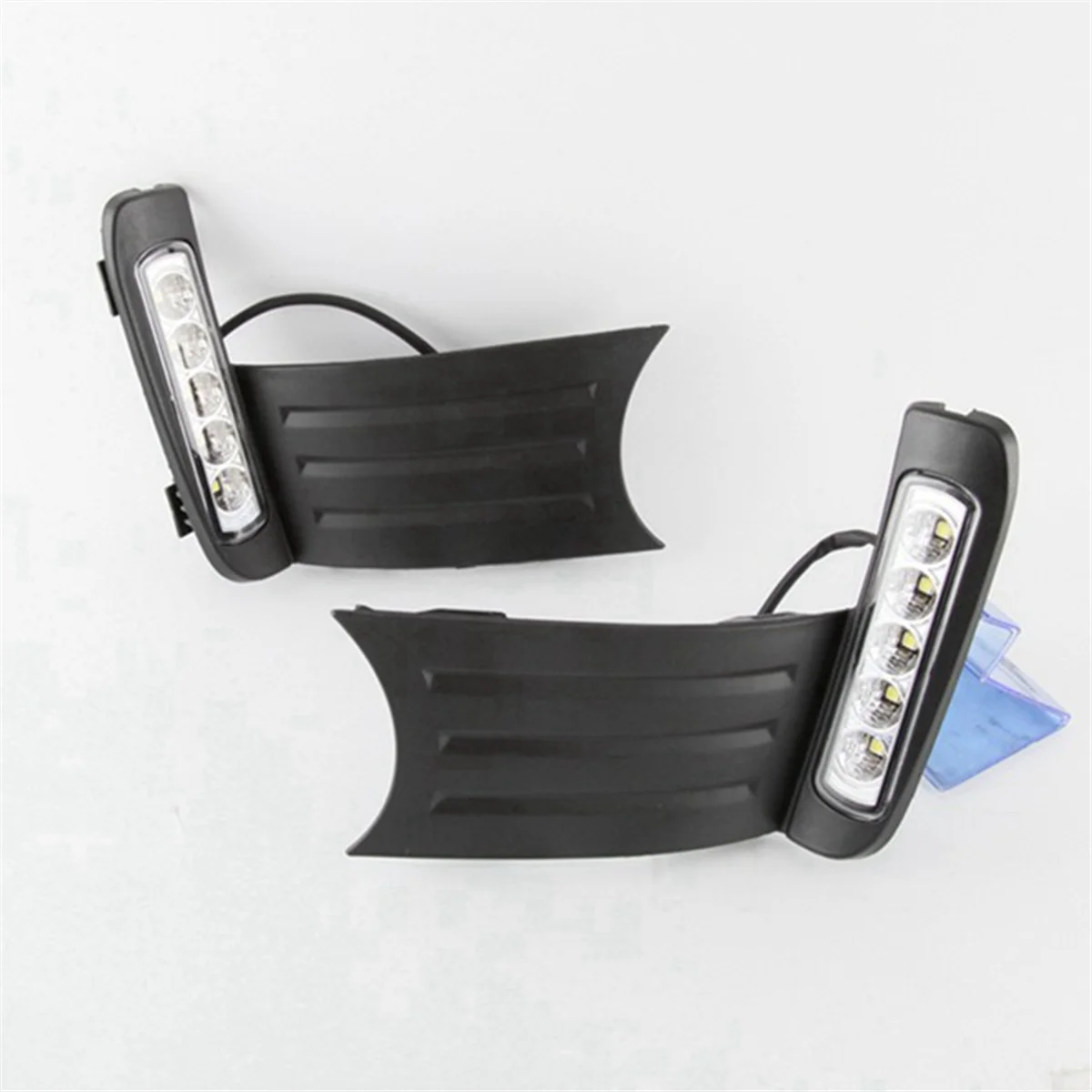 1 Pair DRL LED Daytime Running Light Driving Fog Lamp for Honda Fit/Jazz 2011 2012 2013