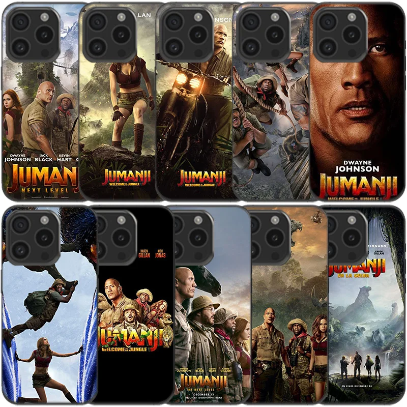 Jumanji Welcome to the Jungle Clear Phone Case For Apple iPhone 12 13 Mini 11 14 15 16 Pro Max Cover XS MAX XR Soft