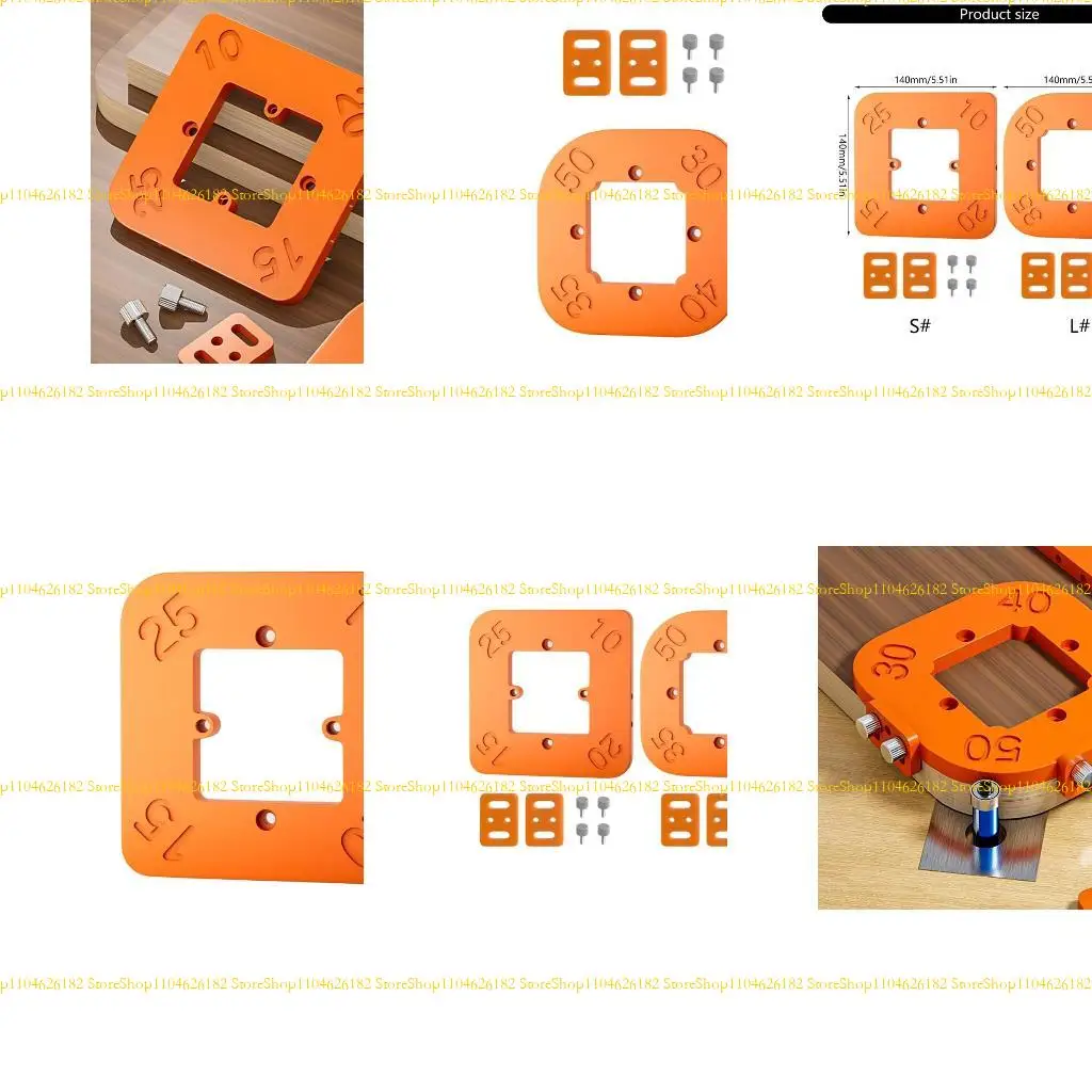 

Q2Q4 Woodworking Corner Positioning Tool, 4 Size, for Accurate Cut, Furniture Making