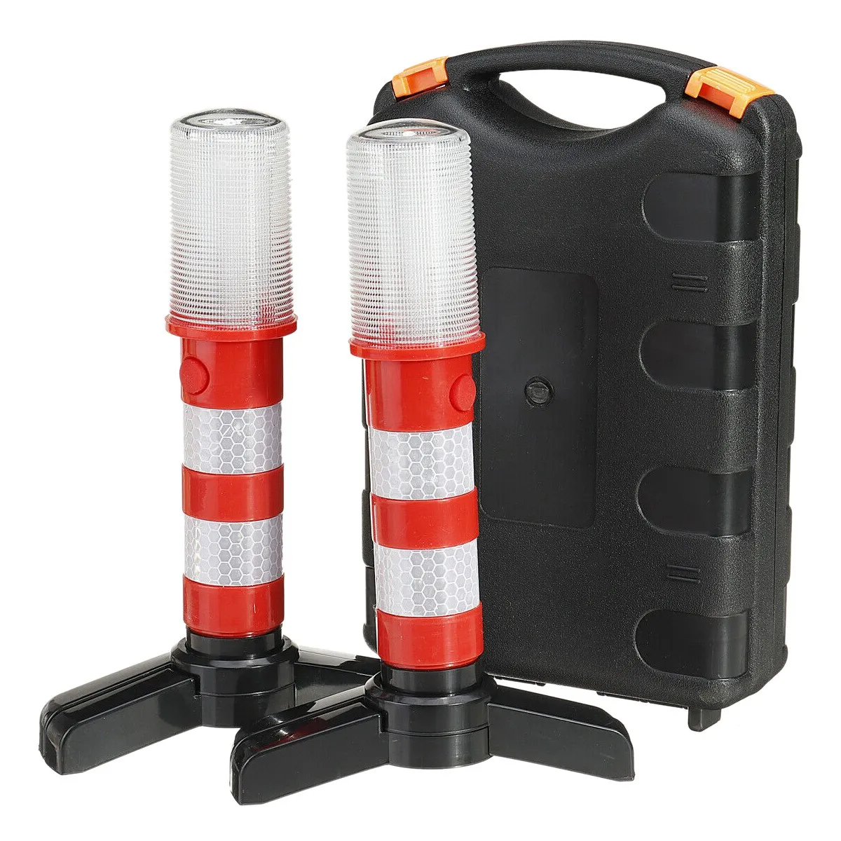 2Pcs LED Emergency Road Flash Flare Roadside Beacon Safety Strobe