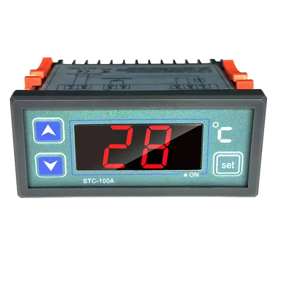 Cyfrowy regulator temperatury Stc-100A AC220V Termostat temperatury + czujnik NTC