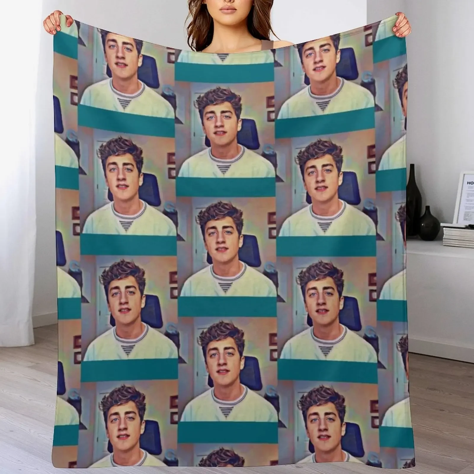 

danny gonzales Throw Blanket All Season Lightweight Soft Blanket for Bed