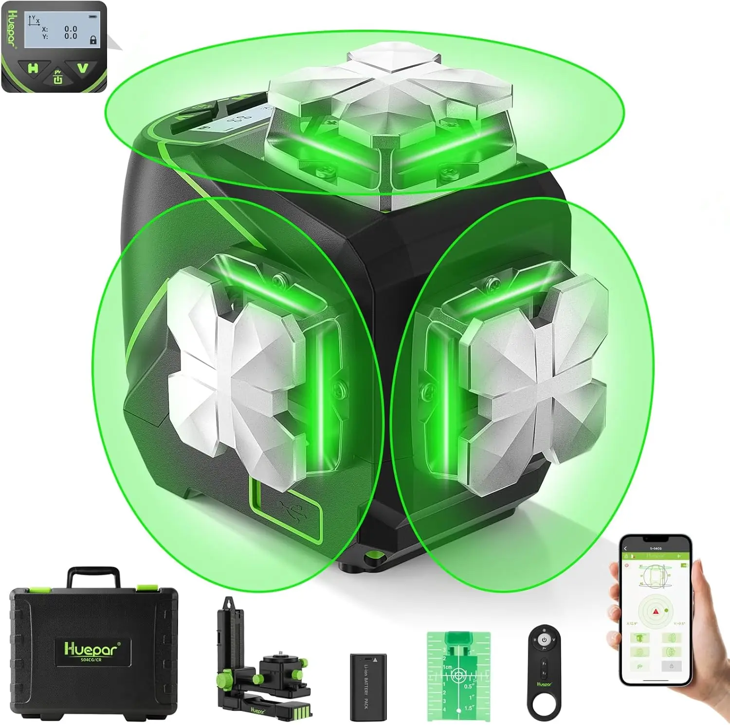 Huepar 3 X 360° Las…