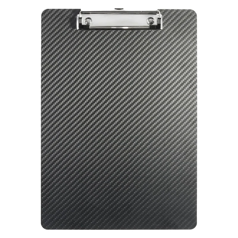 True Carbon Fiber Clipboard 12.4 X 8.6 X 0.04 Inch Ultra Light&Thin For 8.5 X 11 Inch Standard Letter Size A4 Easy Install Black