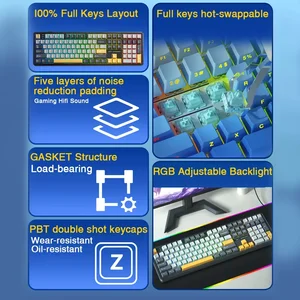 10ベストセールス108キーボードキット-3