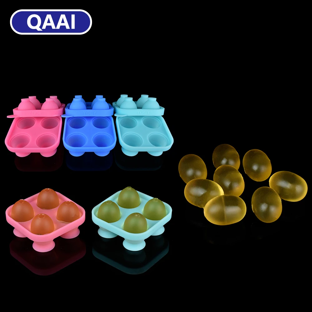 QAAI Silicone Ovipositor Gelatin Egg Homemade Model Vagina Laying Eggs Sex Toys DIY Device For Adults 18+