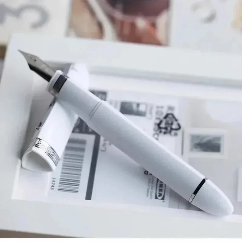 جديد جديد Majohn V60 الثلاثي المكبس الاكريليك الراتنج قلم حبر فراغ ملء غرامة EF F 0.38 0.5 مللي متر بنك الاستثمار القومي أقلام الخط ل Wri