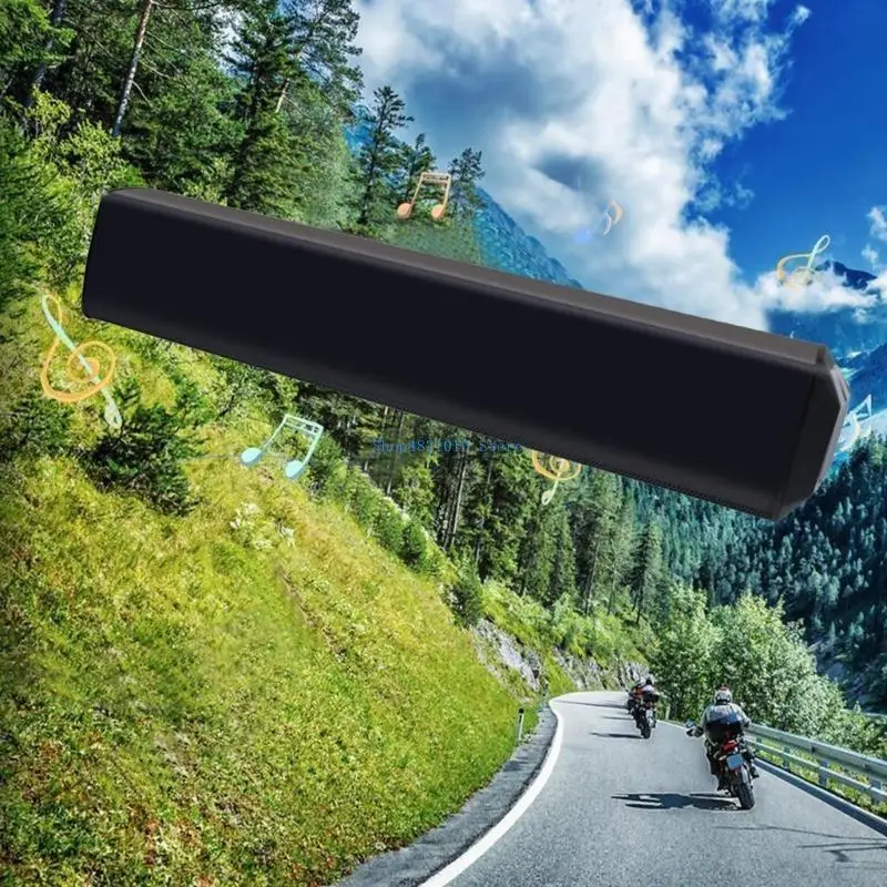 T3LF مقاوم للماء ومتوافق مع بلوتوث للدراجات النارية مكبر صوت ستيريو نظام MP3 وراديو #4