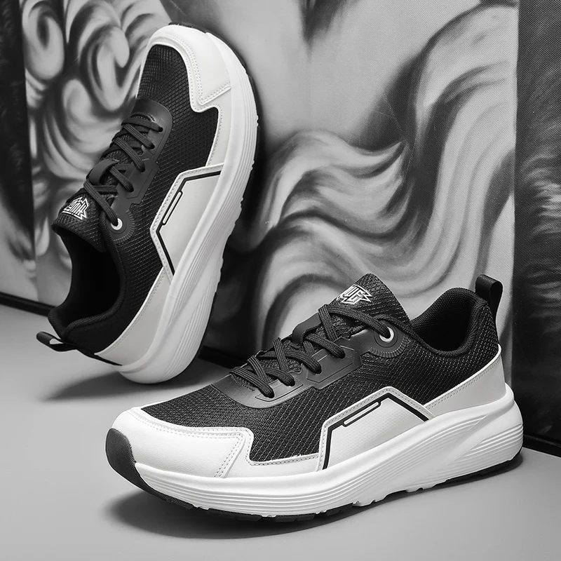 جديد وصول الرجال واسعة أقدام واسعة أحذية رياضية المضادة للانزلاق ومريحة أحذية المشي الرجالية لينة أسفل المشي أحذية للمشي