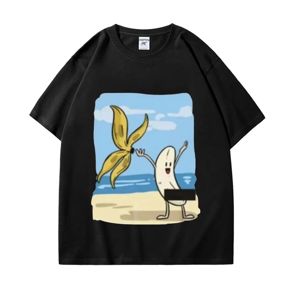 

Funny Banana Memes Graphic T Shirts Men's Women's Harajuku Fashion Trend T-shirt Casual Comfort Oversized T-shirts Streetwear