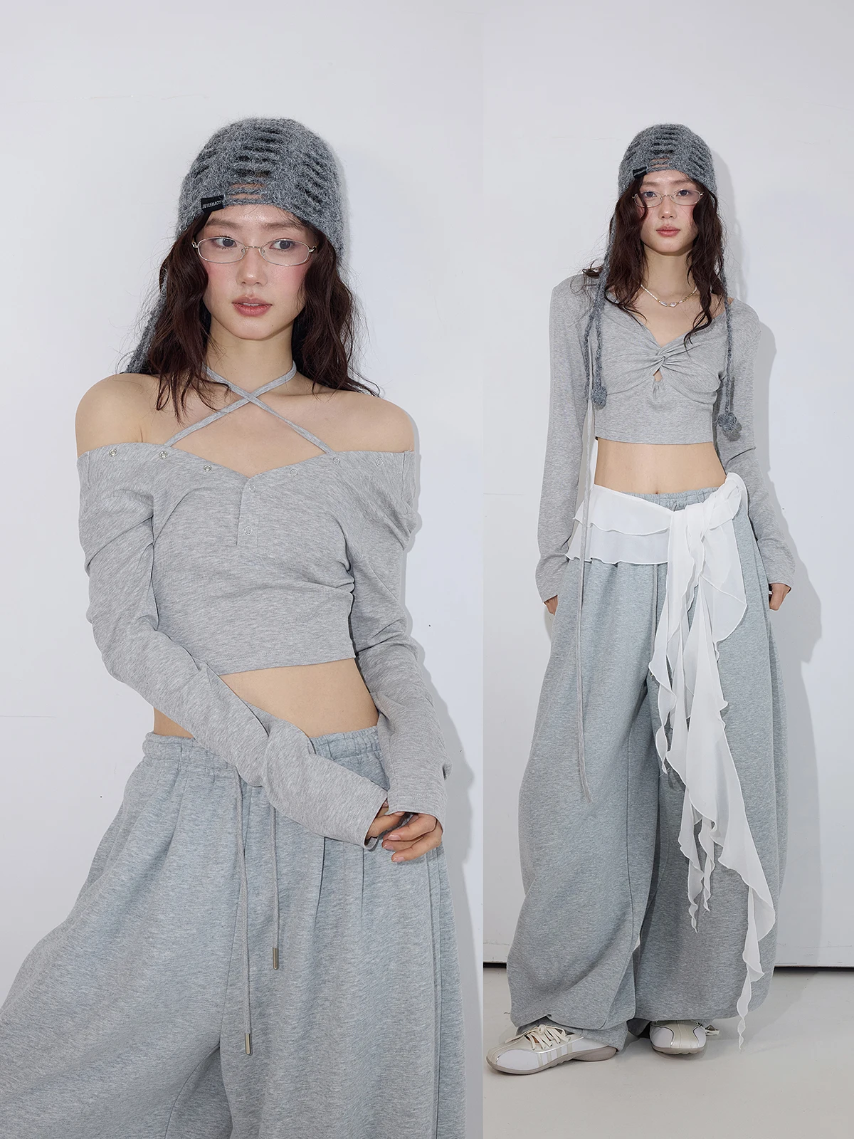 

ay oulder Bared Neline T-irt Women's Slim Fit ort Sle Long Sve Faion Design Casual Top by NGOO